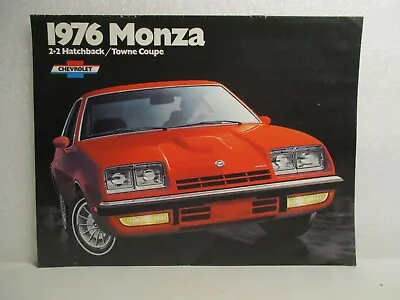 $8.99 • Buy 1976 Chevy Monza Hot Rod Vintage GM Cars Parts Dealer Brochure Racing Auto USA