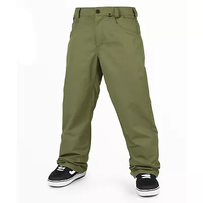 Volcom Mens 2024 Snowboard Snow - 5 Pocket Pant - Military • $100.99