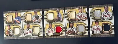 2021 Topps Triple Threads Braves Deca Relic Booklet 2/5 10 Legendary Players! • $699.99