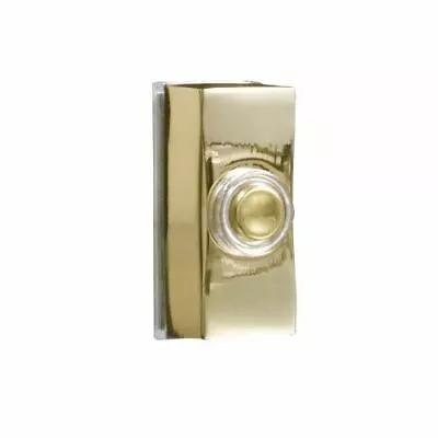 Byron 7960B Wired Brass Door Bell Push • £13.60