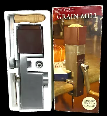 Grain Mill Hand Crank Non-Electric Wheat Grinder Prepper Homestead Survivalist • $116.99