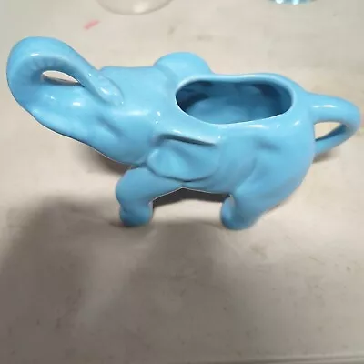 Vintage Blue Elephant Creamer Ceramic Home Essentials • $9.34