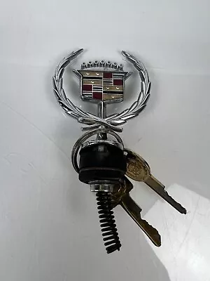 Vintage Cadillac Eldorado Hood Ornament Emblem Trim User Badge Crest 1984 W/ Key • $79.99