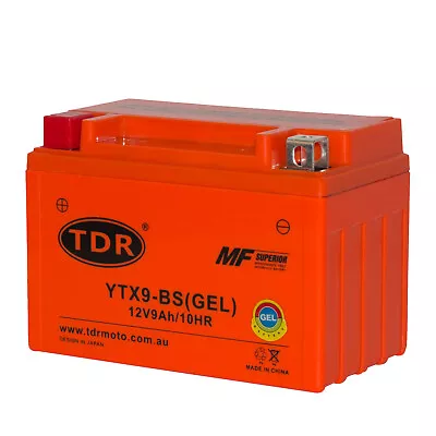 12V BATTERY YTX9-BS GTX9-BS CTX9-BS YTX9-BS GEL 10AH 135CCA Motorcycle Battery • $53.95