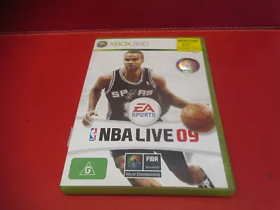 Xbox 360 NBA Live 2009 Basketball Video Game • $10