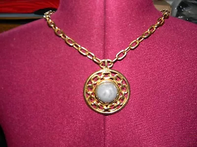 Vintage Pendant Necklace By MONET • $28.95