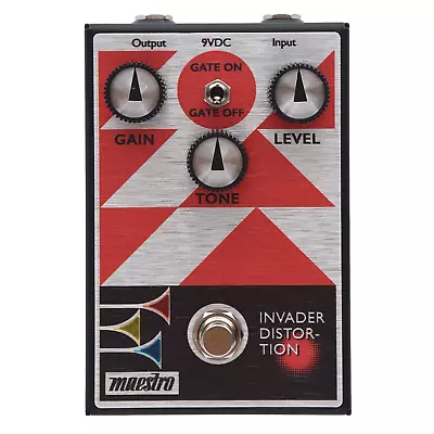 Maestro Electronics Invader Distortion Analog True Bypass Guitar Effects Pedal • $149