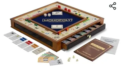 Monopoly Trophy Luxury Edition Board Game Premium Collectible Version Elegant  • $169.99