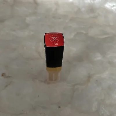 Chanel Rouge Coco Shine Lipstick Ex Display - Discontinued 138 Poppy Orange 3g • £45