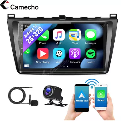 Carplay Car Stereo For Mazda 6 2007-2012 GPS Head Unit Android 11 2+32GB Radio • $179.99