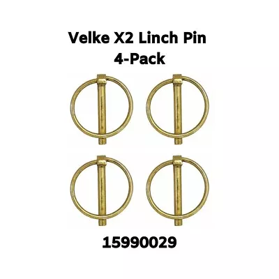 Velke X2 Linch Pin 4-Pack | Velke Part Number 15990029 - Fits 2-Wheel Velkes • $12.95