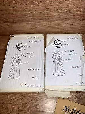 Costume Connection Renaissance Nun’s Women’s Costume Pattern New Vintage • $15