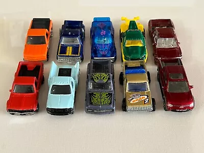 Hot Wheels-Matchbox Mixed Lot PICK UP TRUCKS Lot Of 10  • $9.95