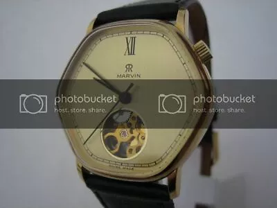 £162.53 • Buy Special Nos New See Trough Marvin Swiss Made Watch 60