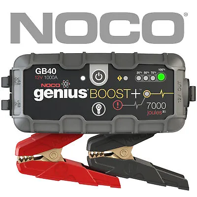 $179.95 • Buy Genuine NOCO GB40 Genius Boost Plus 1000A Lithium Jump Starter 1 Year Warranty