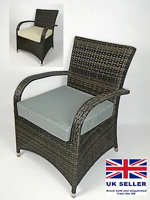 Replacment Rattan Chair Seat Cushion Pad Garden Outdoor Patio Furniture • £9.99