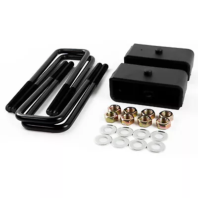 2  Rear Leveling Lift Kit Blocks & U-bolts For Toyota Tacoma Tundra 1995-2023 • $45