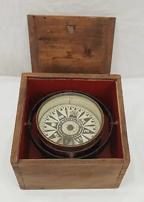 WW2 Ships Compass In Case • £275