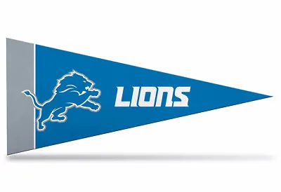Detroit Lions  NFL Mini Pennant 9 X4  New Felt Made In USA  Banner • $2.49