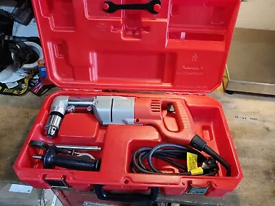 MILWAUKEE 3107-6 7 Amp 1/2  Corded Heavy Right-Angle Drill Kit • $199