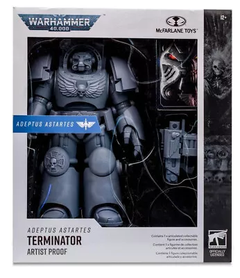 McFarlane Space Marine Megafig Ultramarine Terminator Artist Proof Warhammer 40K • £59.95