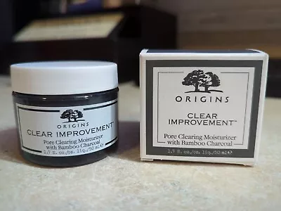 Origins Clear Improvement Pore Clearing Moisturizer With Bamboo Charcoal 1.7 Oz • $28