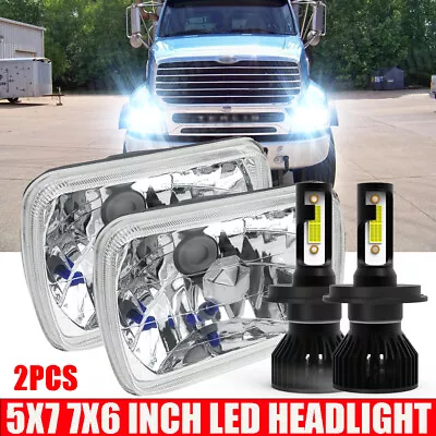 2PCS For Sterling Commercial Truck LT9500 7x6  5X7  LED Headlights High/Low Beam • $106.66