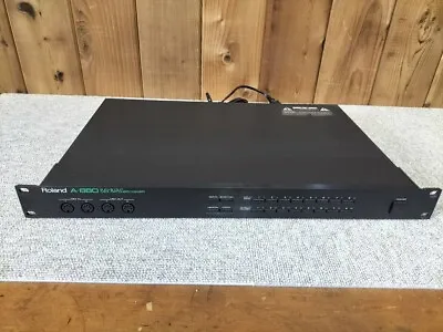 Roland A-880 Midi Patcher Mixer Audio AC100V Used Test Completed • $120
