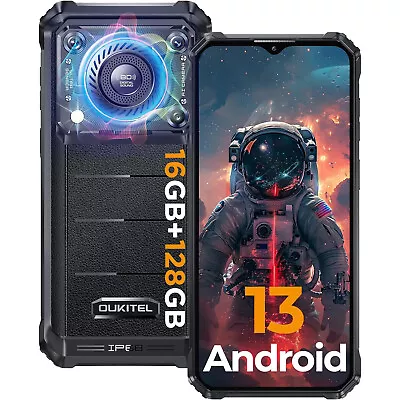 2024 OUKITEL WP36 Rugged Smartphone 10600mAh 16GB+128GB Android 13 Smartphone • $159.99