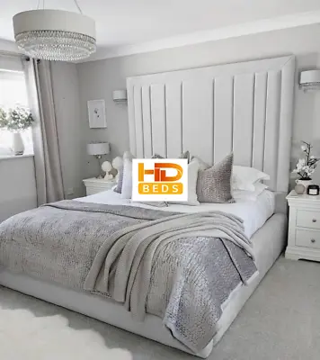 Celine High Headboard Bed With/Without Ottoman Gas Lift Storage In Sale !!! • £399