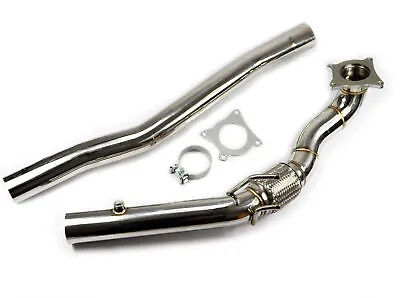 Upgrade Downpipe Stainless Steel 3   76mm For Vw Golf 6 R 4-motion Audi S3 8p 2.0t • £188.43