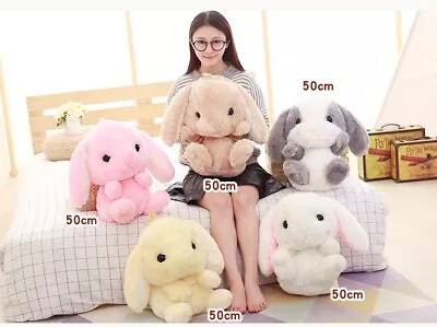 Plush Rabbit Backpack Single Shoulder Crossbody Bag Bunny Stuffed Toy Kid Gift • $36.99