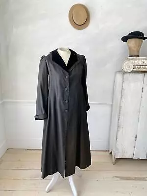 Black Velvet Antique Jacket Bodice Textile Victorian Clothing Clothes The Texti • $300