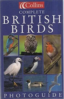 Collins Complete British Birds Photoguide By Paul Sterry Book The Cheap Fast • £3.49