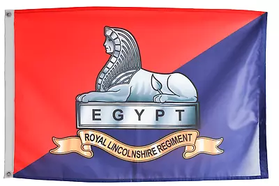 British Army Royal Lincolnshire Regiment Flag With Eyelets - MOD LICENSED • £54.95