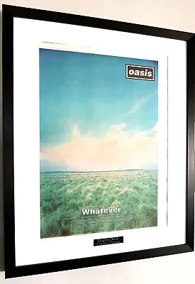 Oasis Liam Gallagher Framed Genuine 1994 NME Whatever-Definitely Maybe- • £84.99