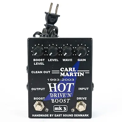 Carl Martin Hot Drive 'N Boost MK3 Overdrive / Distortion Guitar Effect Pedal • $165