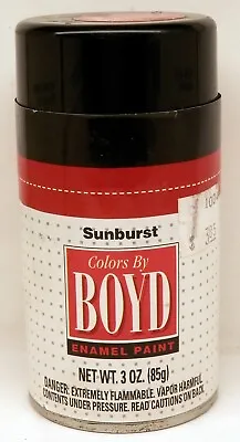 Colors By Boyd SUNBURST #52908 Enamel Spray Paint For Model Kits 3oz NOS • $15.20