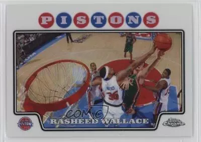 2008-09 Topps Chrome Refractor Rasheed Wallace #30 • $5.14