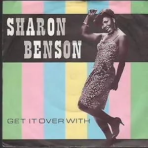 Sharon Benson Get It Over With 7  Vinyl UK Epic 1981 B/w All Out Of Love Pic • $2.88