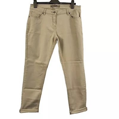 £14 • Buy Next Relaxed Skinny Jeans Beige Size 14