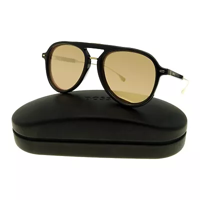 Hugo Boss Golden Edition Aviator BOSS 1356/SGOLD Sunglasses 2M383 MENS 1/200 NEW • $314.96