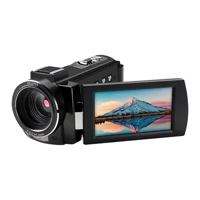 AE8 4K Digital Video Camera Night Vision Camcorder With Microphone & Hood P1 • $236.16