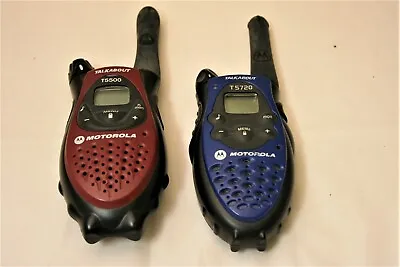 Motorola Walkie Talkies ~ T5500 And T 5720 ~ Pre-owned • $8.99