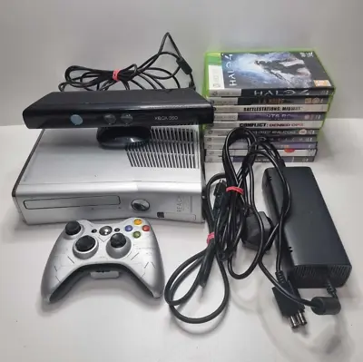 Xbox Halo Reach 250GB & Controller Kinect & 10 Games • £149.99