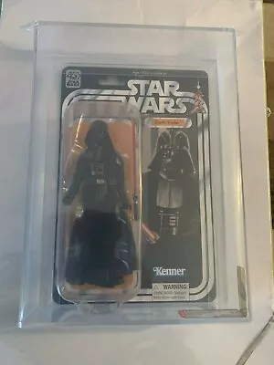 $239.99 • Buy Star Wars 40th Anniversary Black Series 6  Darth Vader AFA U9.0 MOC Red Eyes