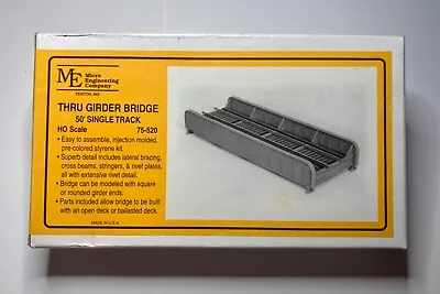 Micro Engineering Company 75-520 THRU GINDER BRIDGE 50' SINGLE TRACK HO SCALE • $19.99