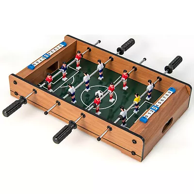Mini Football Table For Double Player W/ Durable Handle 2 Footballs Game Room • $39.99