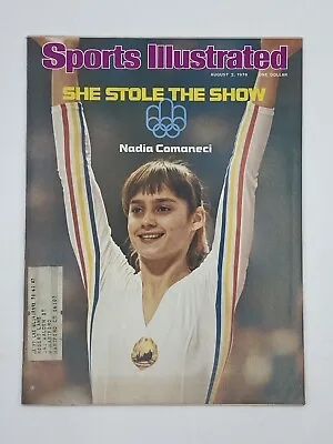 Sports Illustrated Aug 2 1976 “She Stole The Show”Nadia Comaneci • $20