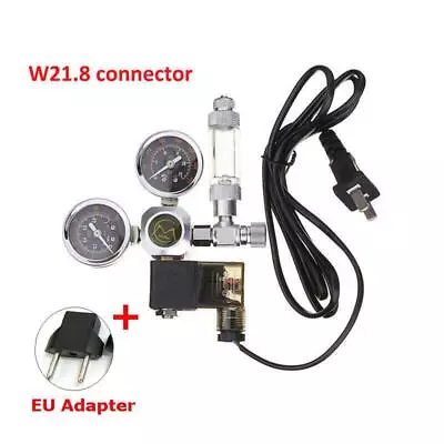 220V Aquarium CO2 Regulator Magnetic Solenoid Check Valve Aquarium Bubble W21.8 • $66.99